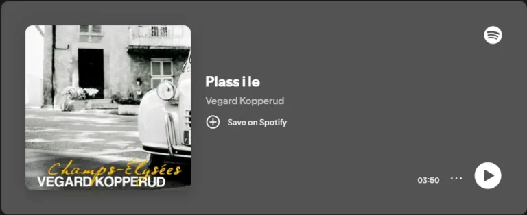 Den unike energien i Plass i le Vegard Kopperud