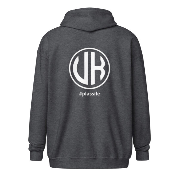 Unisex zip-hoodie #plassile