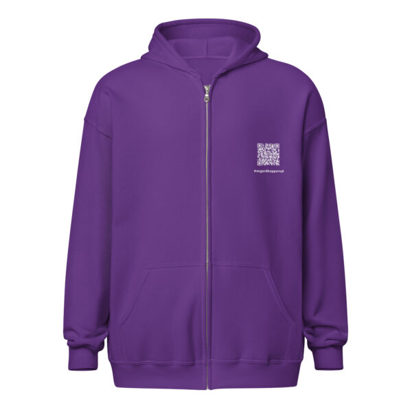 Unisex zip-hoodie #plassile