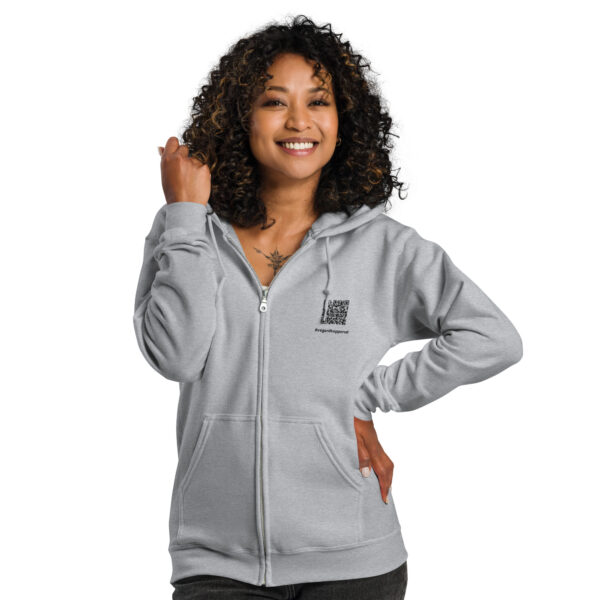 Unisex zip-hettegenser #plassile